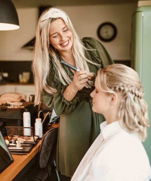 Bruid : Anouk Hair&Make-up : by me Photographer: Marije Kocken